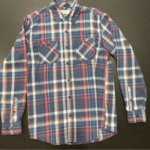 Weatherproof Men's Multicolor Plaid Button Down Shirt
